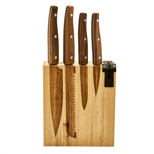 Bloc à couteaux, ensemble de couteaux de cuisine 14 pièces avec