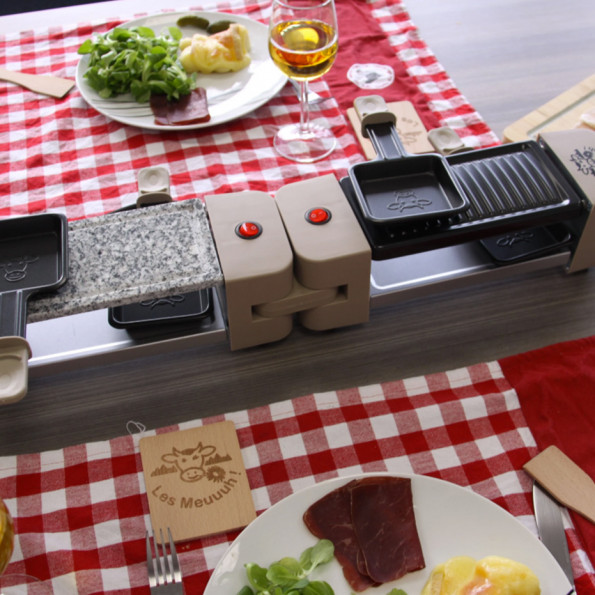 Appareil à raclette 3 en 1 pliable9783