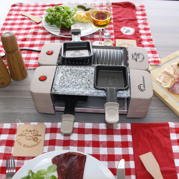 Appareil à raclette 3 en 1 pliable9784