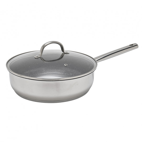 Sauteuse inox avec couvercle9995