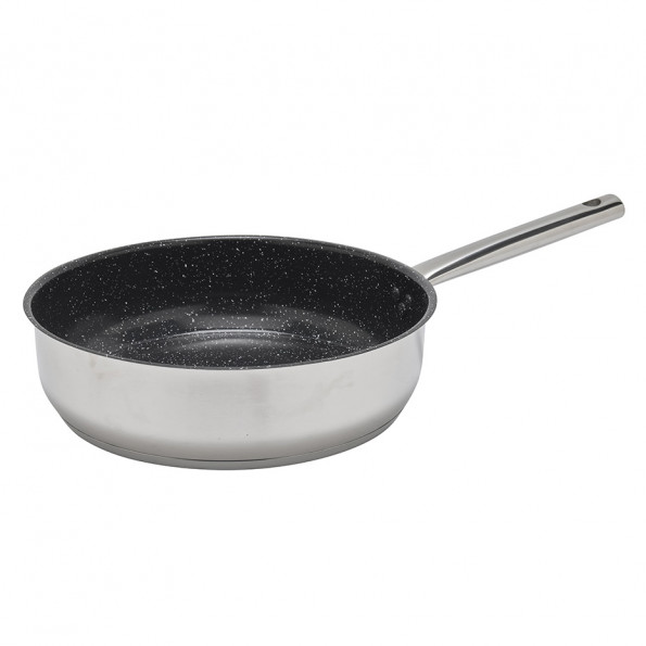 Sauteuse inox avec couvercle9997