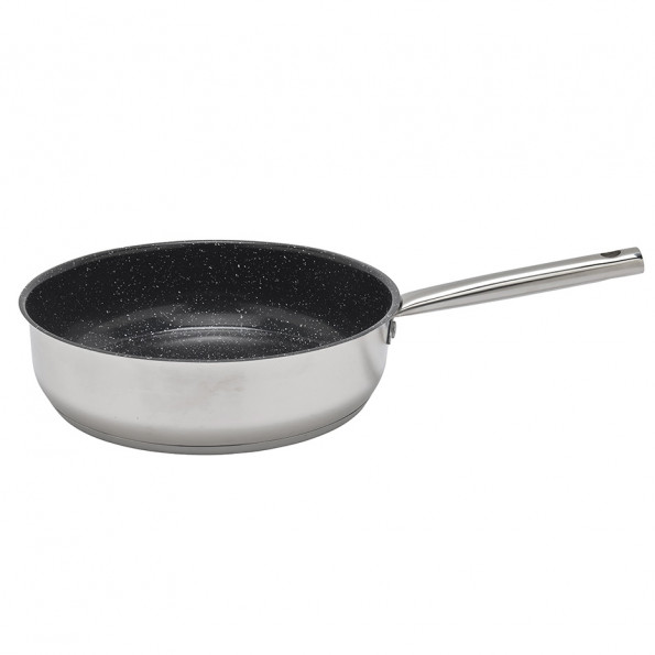 Sauteuse inox avec couvercle9998