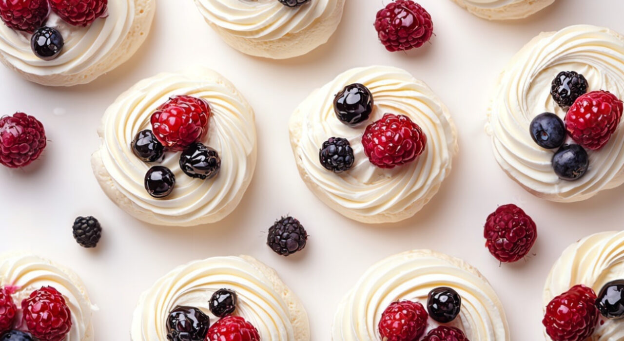 Pavlova aux fruits rouges