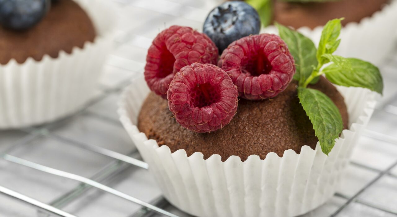 Fondant au chocolat coeur framboise